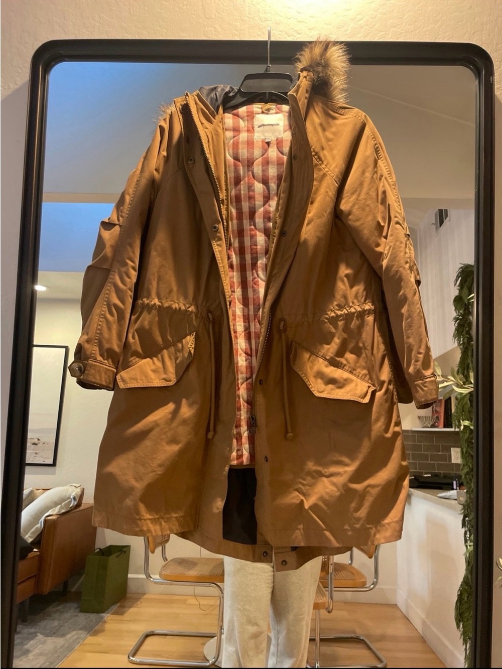 Madewell Tan Jacket. Size XS.